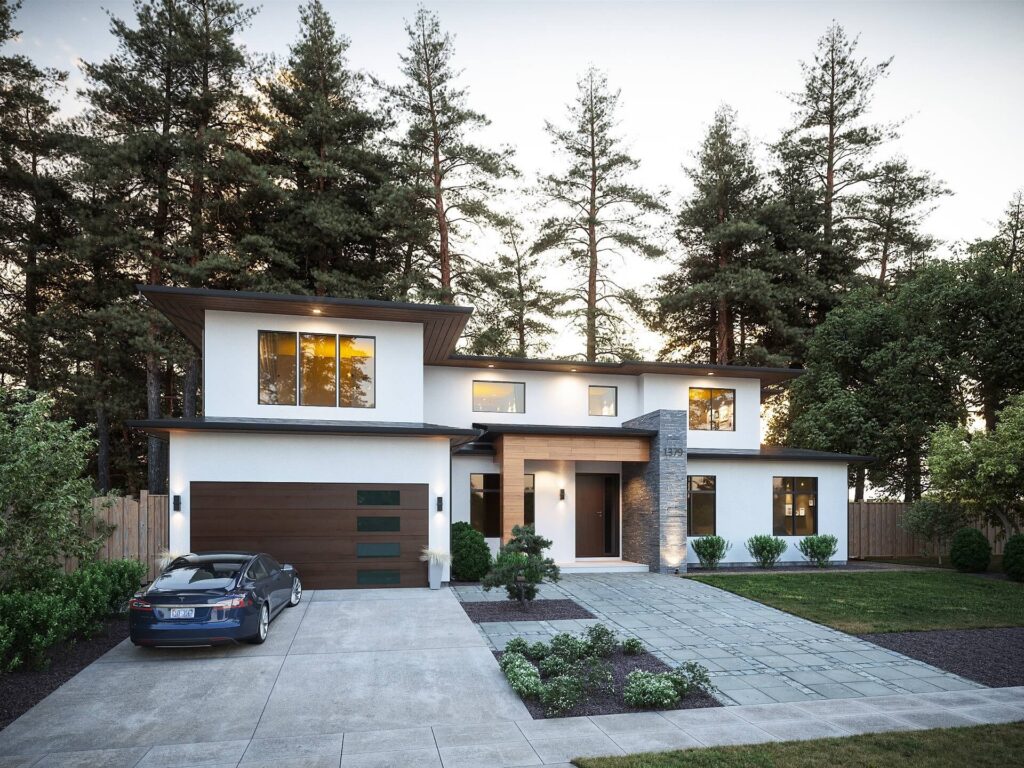 professional exterior visualization house front